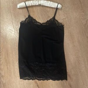 White House Black Market Black Camisole size Medium